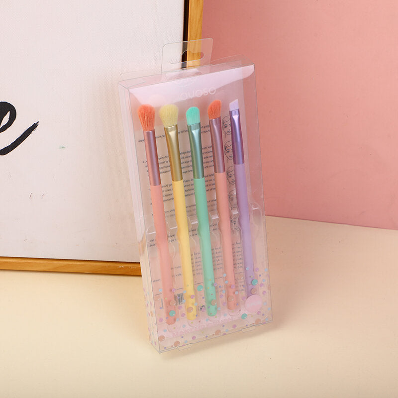 Set pennelli colorati per trucco occhi