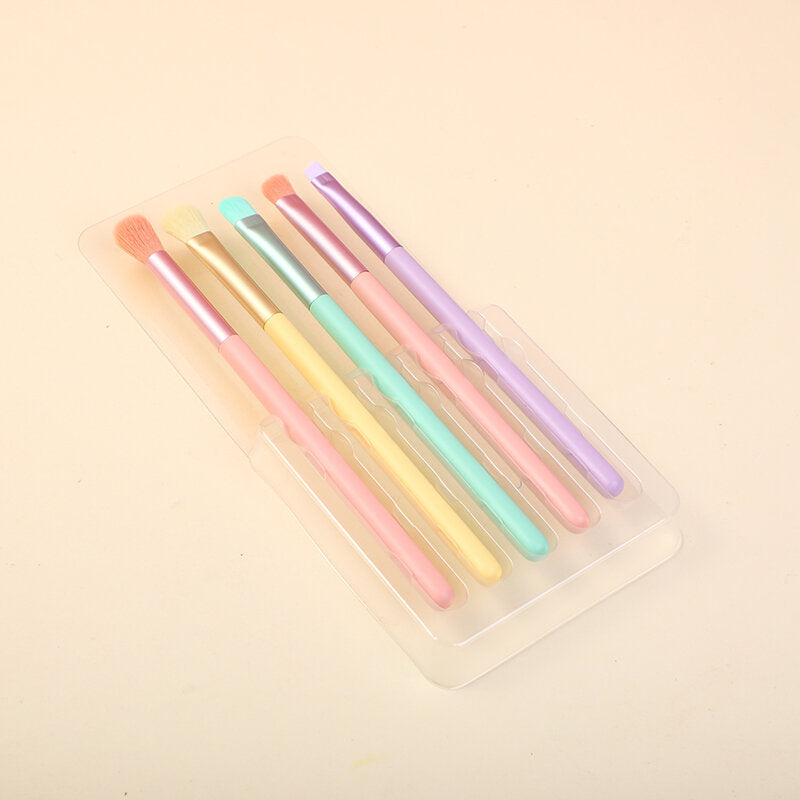 Set pennelli colorati per trucco occhi