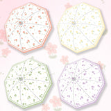 Ombrello dritto floreale fresco