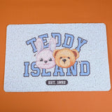 Tappetino serie TEDDY ISLAND 003-blu