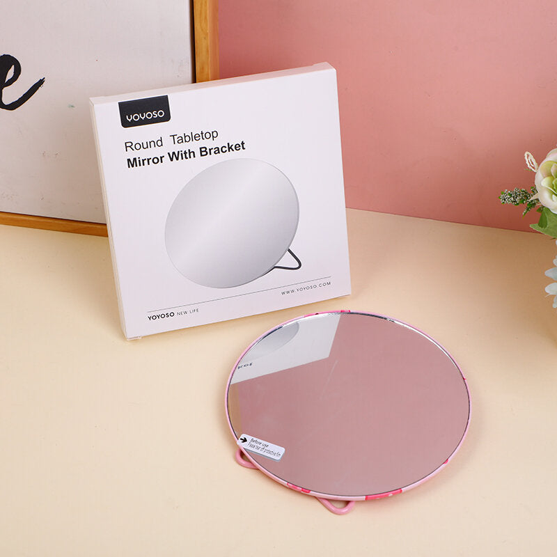 Round bracket table mirror-strawberry paradise series