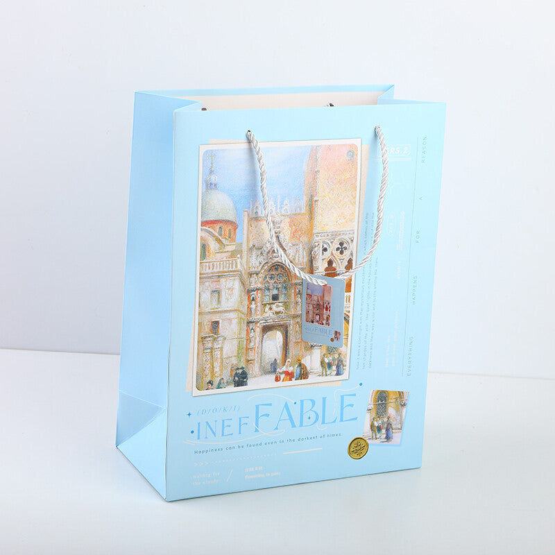 Borsa regalo verticale capovolta-S