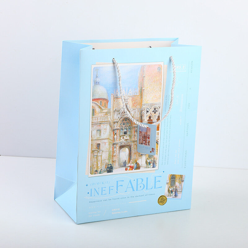 Borsa regalo verticale capovolta-M