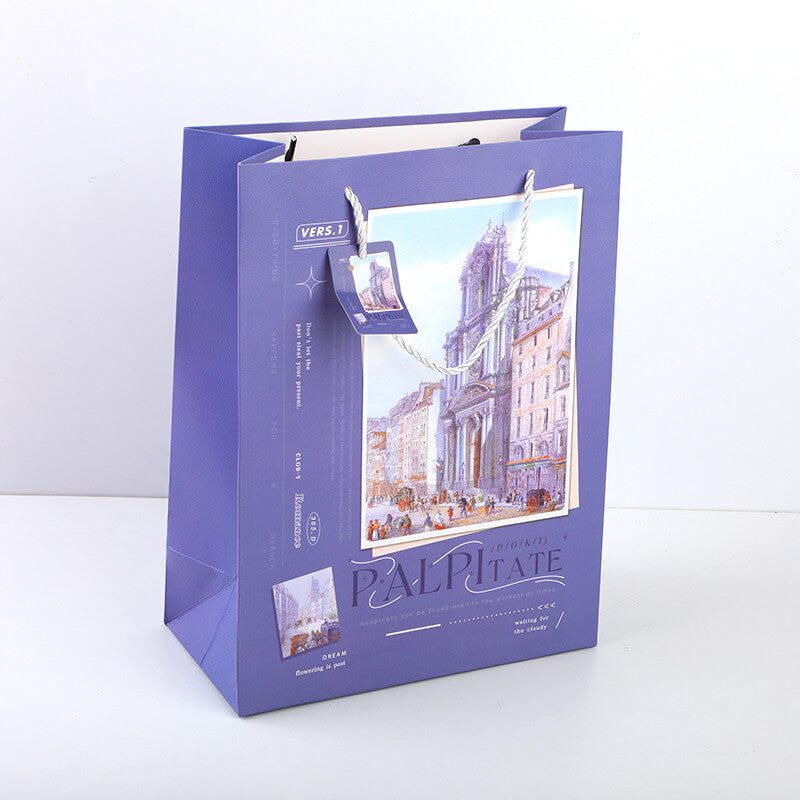 Borsa regalo verticale capovolta-L