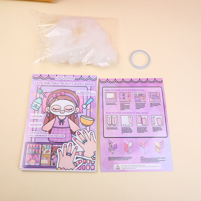 Libro di bellezza per unghie silenzioso YT-CO-002