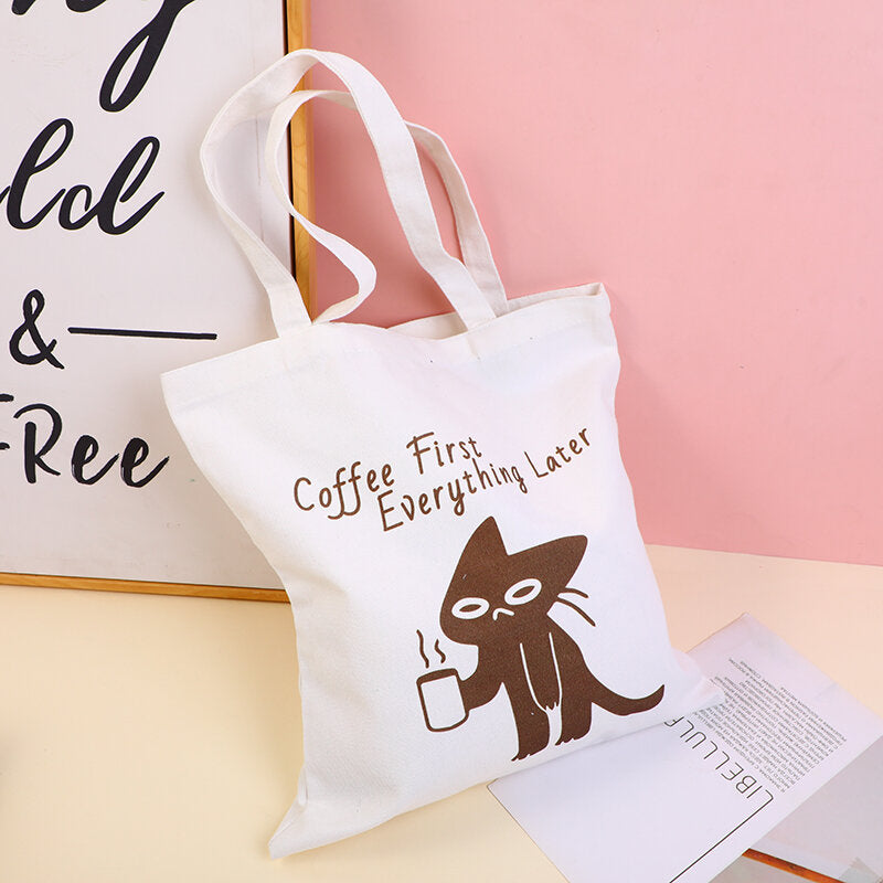 Borsa della spesa con gattino carino