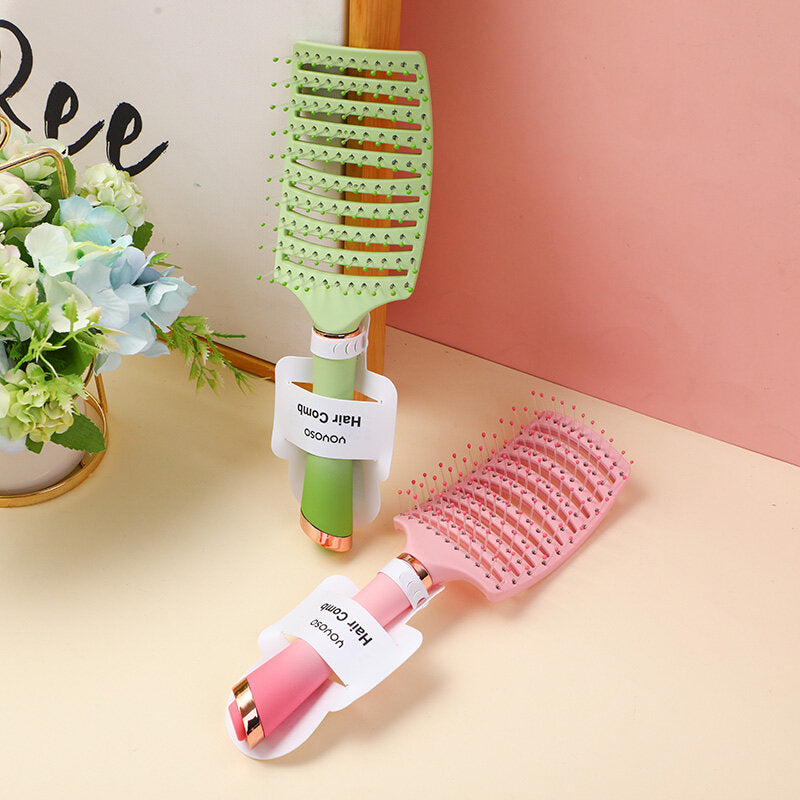 Pettine per capelli asciutti e bagnati con sfumature di colore