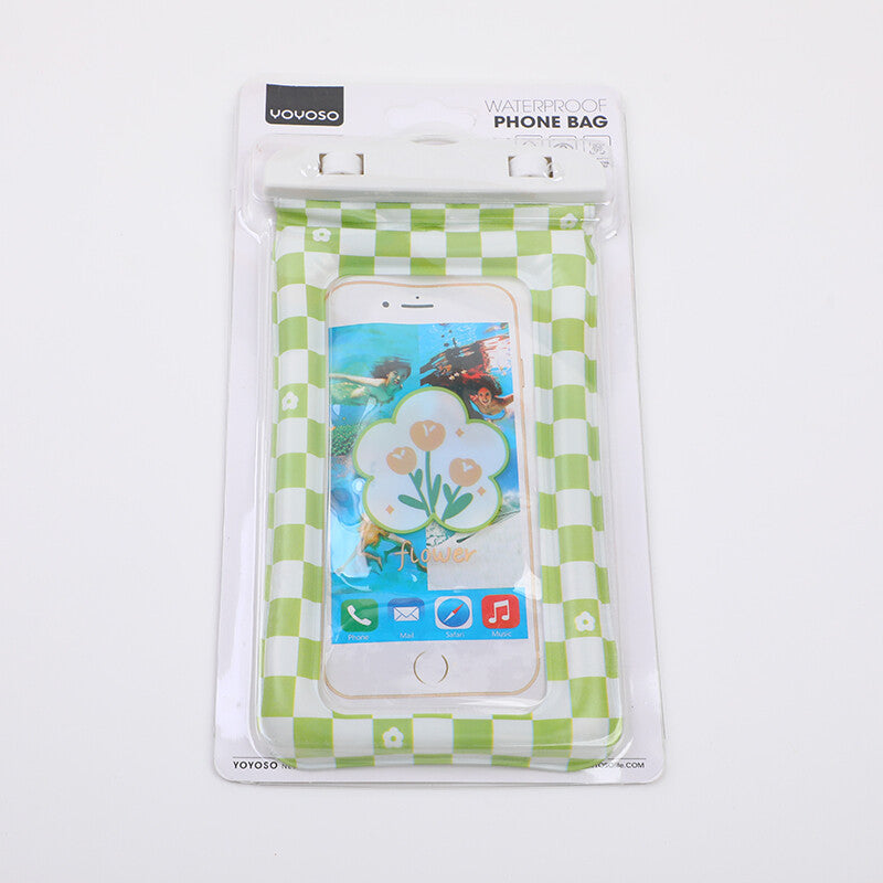 Borsa per telefono impermeabile gonfiabile a forma di cartone animato