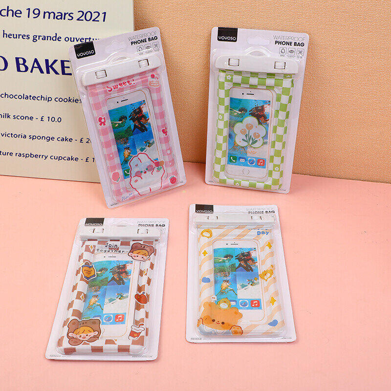Borsa per telefono impermeabile gonfiabile a forma di cartone animato