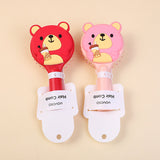 Pettine per cuscino d'aria con patch per orsetto al tè al latte (edizione speciale fragola) -BB04