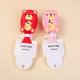 Mini pettine a cuscino d'aria con orsetto da tè al latte (edizione speciale fragola) -3140