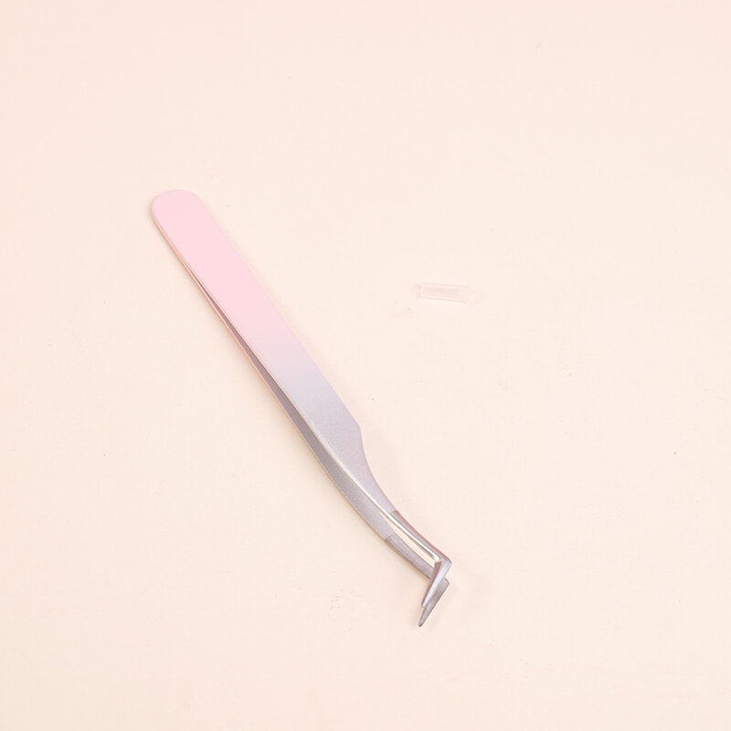 Ciglia finte con clip curva assistita