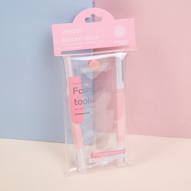 Semplice tagliacapelli per sopracciglia a doppia estremità - 2 pezzi