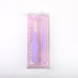 Set combinato di plettri luminosi serie viola cristallo-2 pezzi