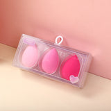 Spugna per il trucco serie Crystal Purple-3 pezzi