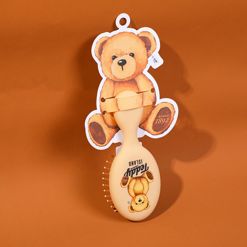 Pettine mini airbag serie TEDDY ISLAND-marrone chiaro