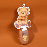 Pettine per massaggio in piedi serie TEDDY ISLAND-marrone scuro