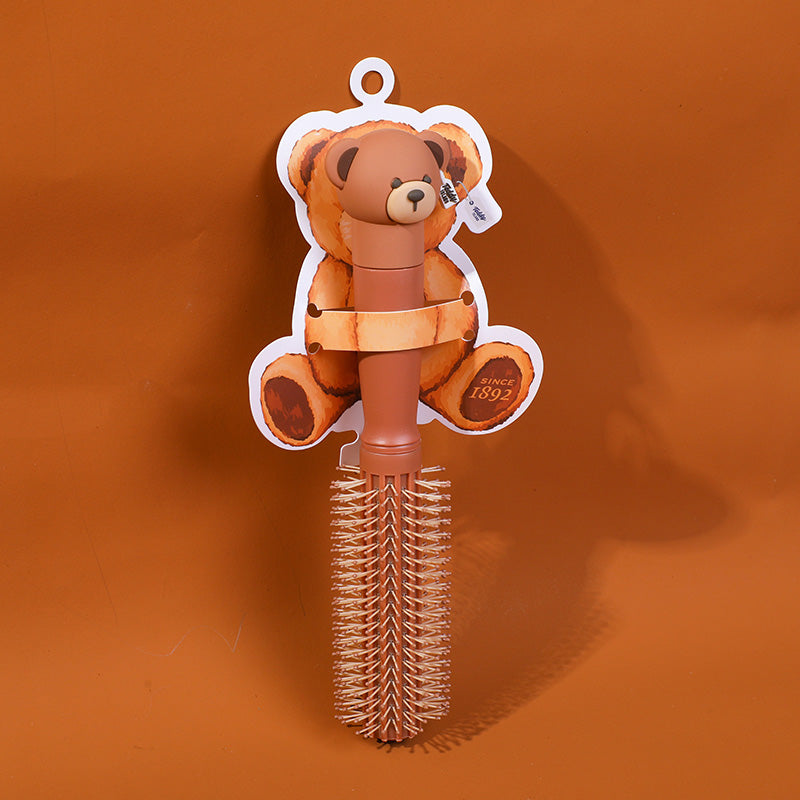 Pettine per capelli ricci serie TEDDY ISLAND castano scuro