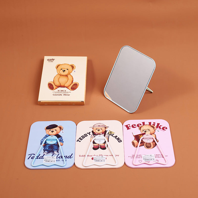 Specchio da tavolo rettangolare creativo della serie TEDDY ISLAND