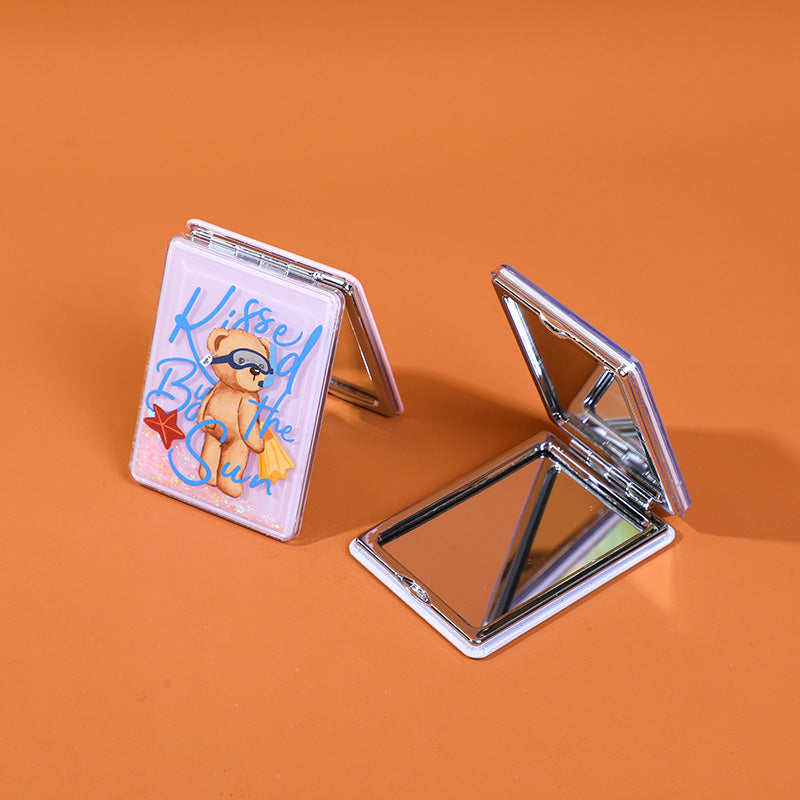 Orsetto casual a specchio rettangolare con sabbie mobili della serie TEDDY ISLAND-1Pz