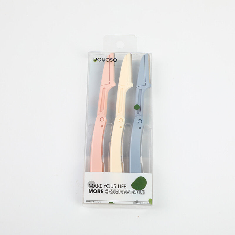 Rifinitore per sopracciglia macro pieghevole-3 pezzi