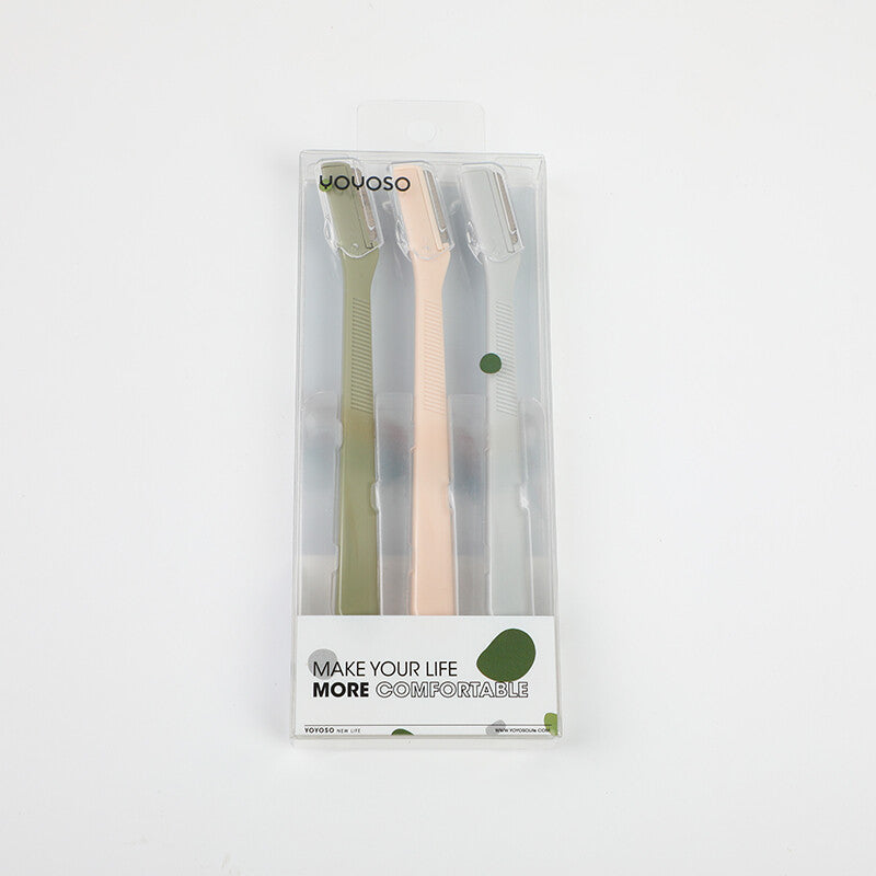 Rifinitore per sopracciglia liscio e confortevole - 3 pezzi