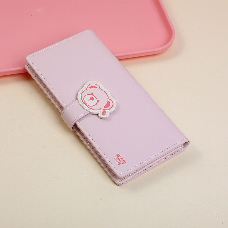 Portafoglio  serie TEDDY ISLAND-rosa