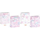 Borsa regalo verticale serie lettere di Natale-M