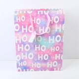 Borsa regalo verticale serie lettere di Natale-S