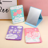 Specchio pieghevole in pelle Crayon Flower, grande-1Pz