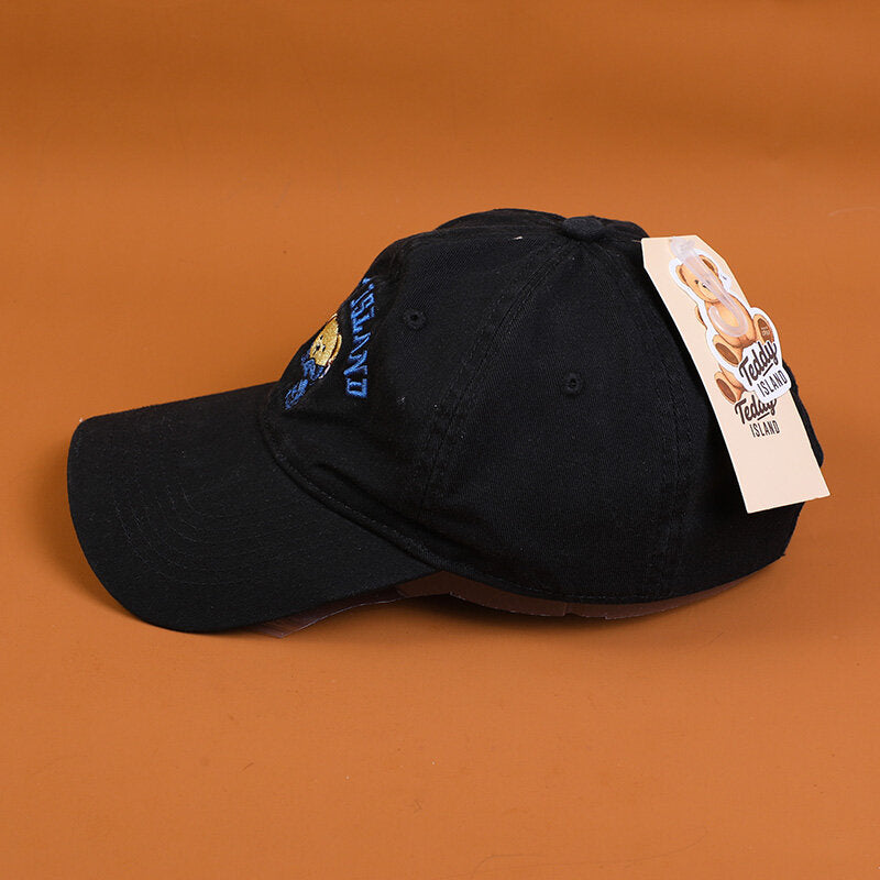 Berretto da baseball serie TEDDY ISLAND-nero