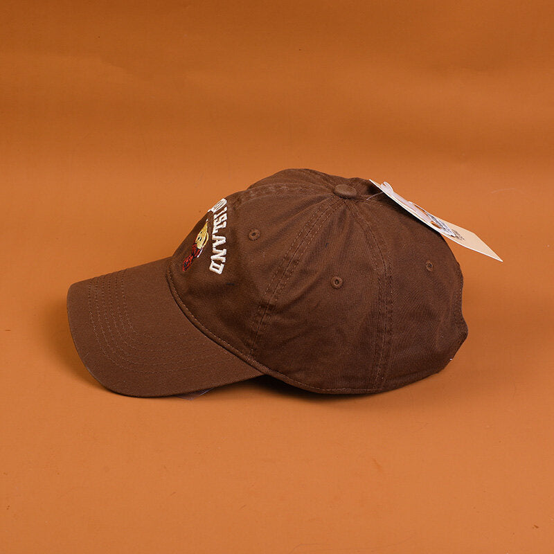 Berretto da baseball serie TEDDY ISLAND-marrone
