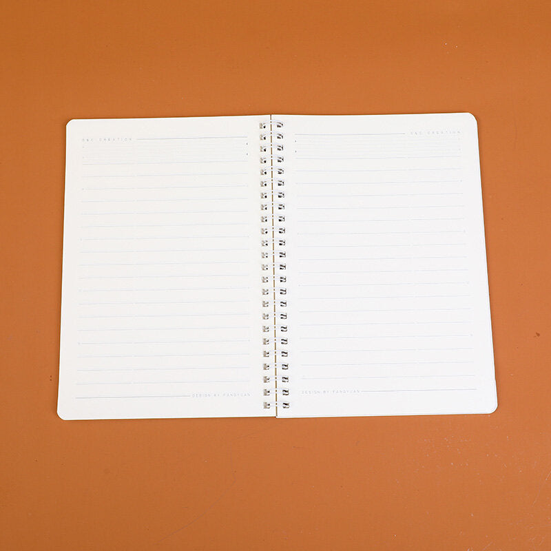 Quaderno a spirale serie TEDDY ISLAND A5-riga orizzontale pagine interne 68 fogli