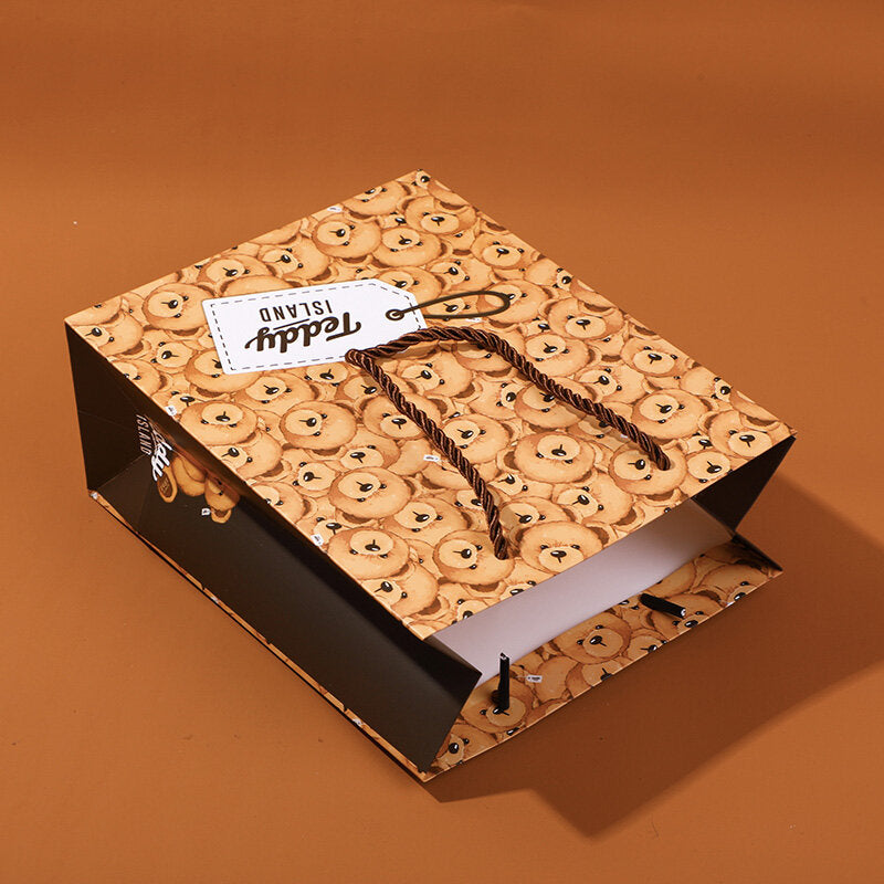 Borsa regalo orsetto ripetuto serie TEDDY ISLAND-M