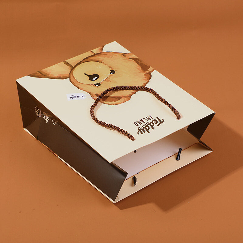 Borsa regalo con testa d'orso serie TEDDY ISLAND-M