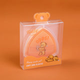 Piumino da cipria serie TEDDY ISLAND allo zucchero filato (con scatola portaoggetti)-marrone chiaro