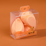 Spugna per trucco serie TEDDY ISLAND 3 pezzi-marrone chiaro