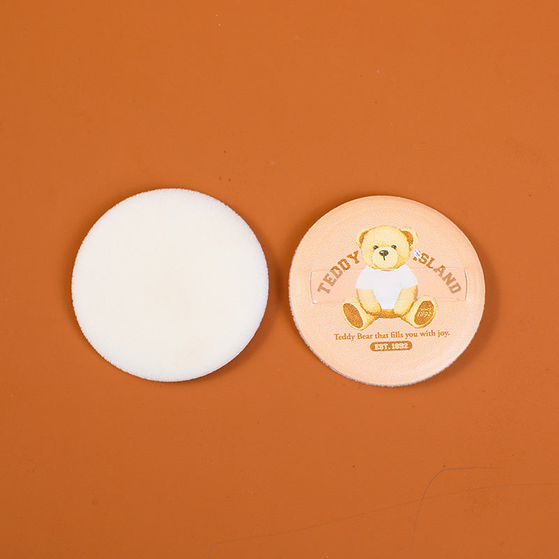 TEDDY ISLAND serie velluto cipria secca 2pz-marrone chiaro