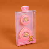 Set di cipria in zucchero filato della serie TEDDY ISLAND - rosa