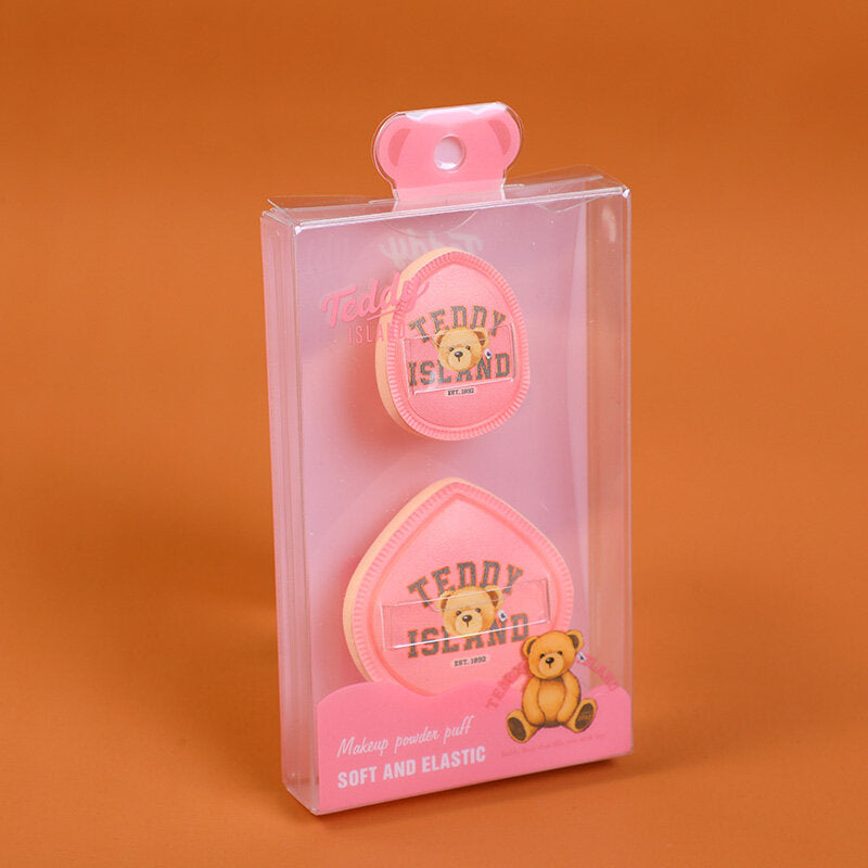 Set di cipria in zucchero filato della serie TEDDY ISLAND - rosa