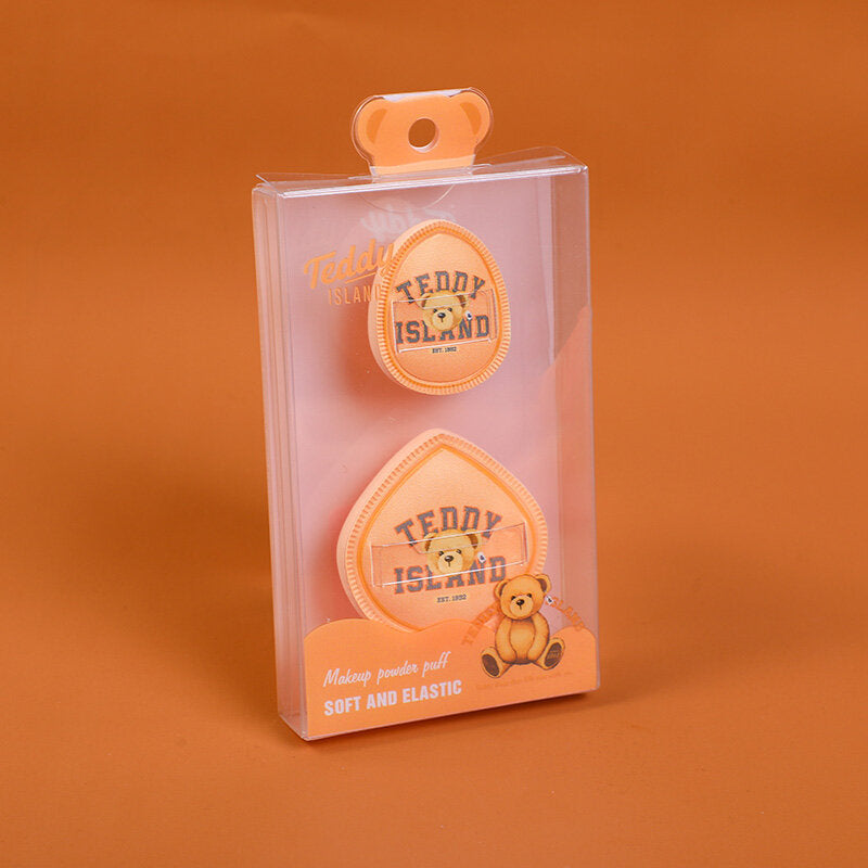 Set di cipria in polvere di zucchero filato della serie TEDDY ISLAND - marrone chiaro