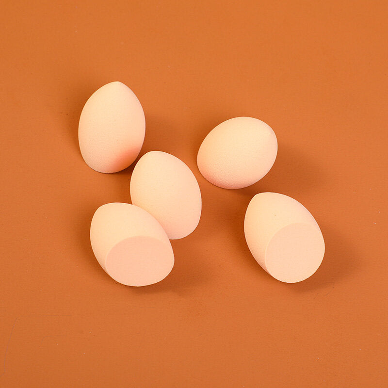 Serie TEDDY ISLAND spugna per il trucco carina 5 pezzi-marrone chiaro