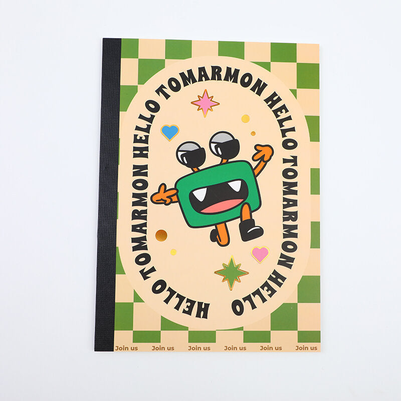 Quaderno rilegato serie TOMARMON B5-riga orizzontale pagine interne 40 fogli