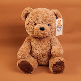 Serie TEDDY ISLAND bambola di peluche orso seduto di colore scuro-35 cm