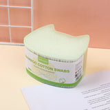 Scatola a forma di gatto   di cotton fioco  500 pezzi (un'estremità appuntita e un'estremità a spirale)