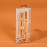 Rifinitore per sopracciglia telescopico a doppia estremità serie TEDDY ISLAND-2 pezzi