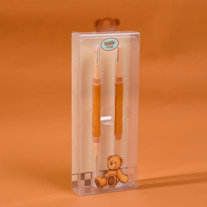 Taglia sopracciglia a doppia estremità TEDDY ISLAND series-2 pezzi