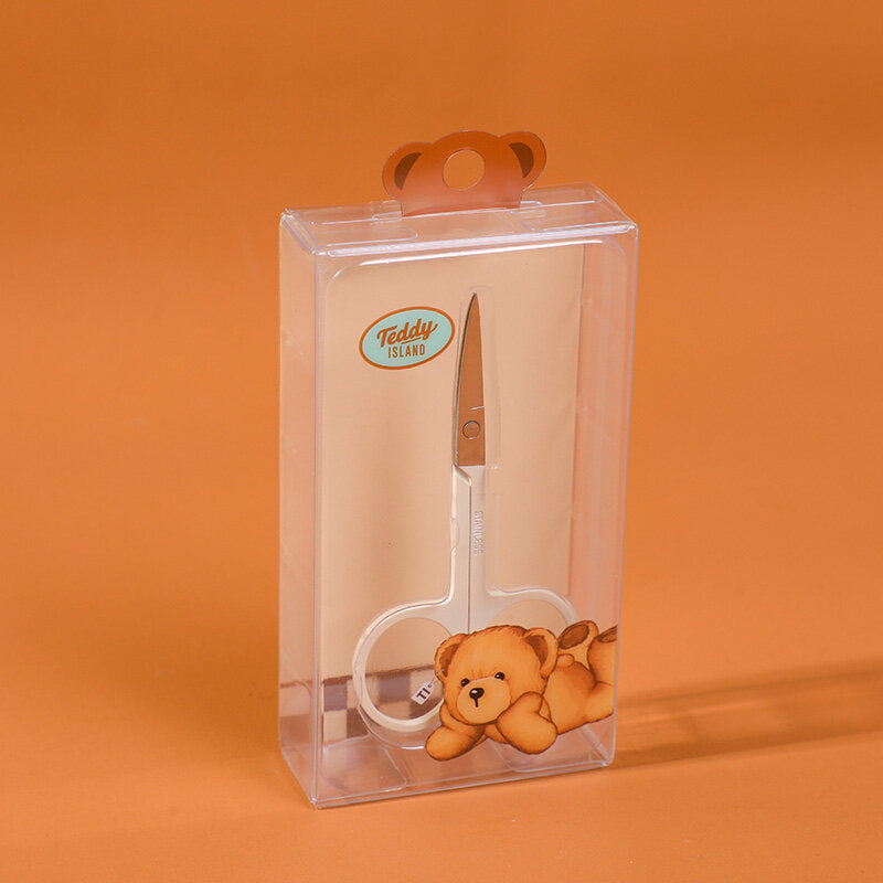 Forbici per sopracciglia per lo styling della serie TEDDY ISLAND