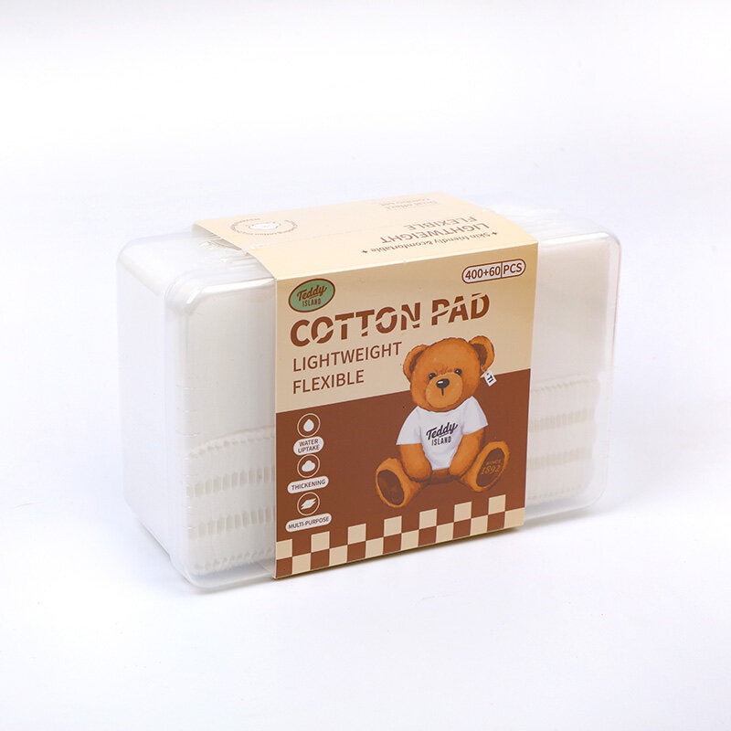 Dischetto in cotone multieffetto serie TEDDY ISLAND (400pz+60pz)