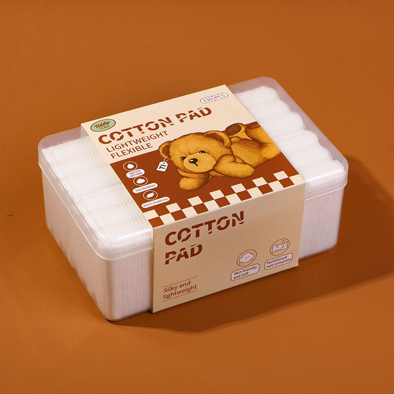 Dischetto cotone multieffetto double face serie TEDDY ISLAND 150pz